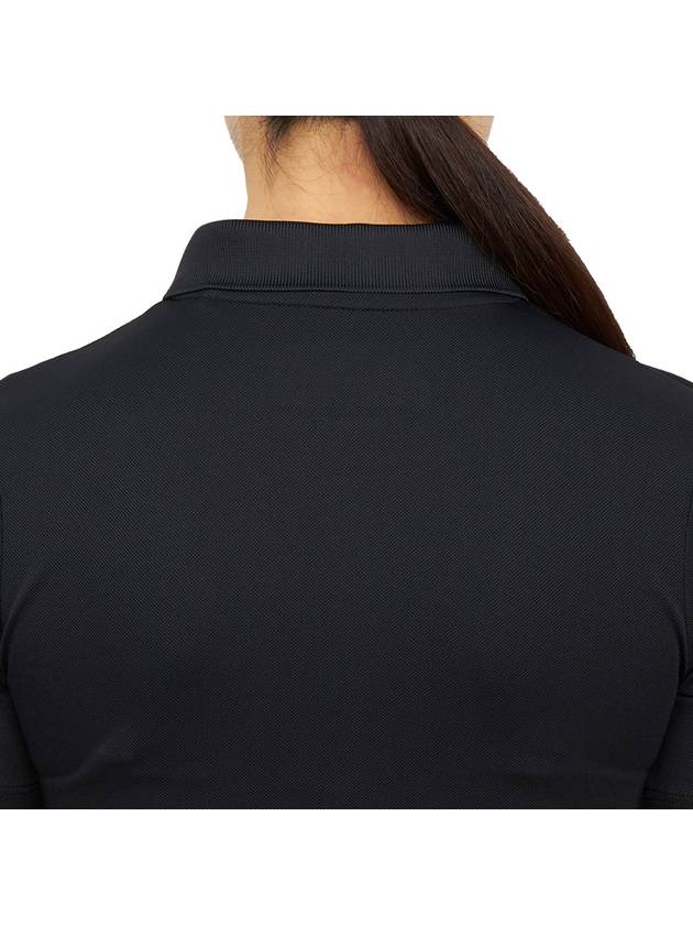 Women's Golf Picket Logo Short Sleeve PK Shirt Black - HYDROGEN - BALAAN 8
