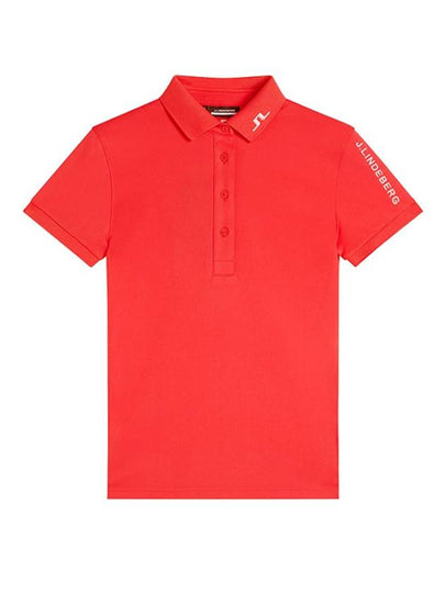 Tour Tech Short Sleeve Polo Shirt Red - J.LINDEBERG - BALAAN 2