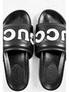 Logo emboss slippers black 742009 - GUCCI - BALAAN 3