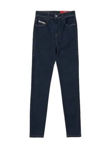 Slandy high denim pants medium blue jeans - DIESEL - BALAAN 1