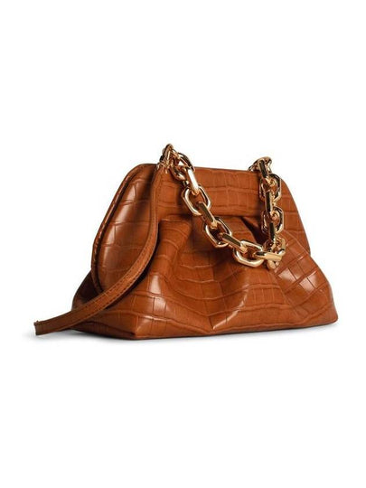 Themoirè 'Tia Croco' Caramel Vegan Leather Bag - THE MOIRE - BALAAN 2