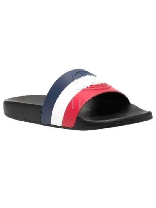 104296 Jeanne three color strap emboss logo slippers 4C00060 01A49 998 4C000 60 - MONCLER - BALAAN 1