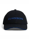 Hennric Embroidered Logo Ball Cap Black - J.LINDEBERG - BALAAN 2