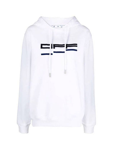 Raised Logo Hoodie White - OFF WHITE - BALAAN 1