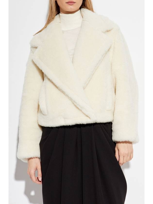 Max Mara Fur Coat Oggeri, Women's, Cream - MAX MARA - BALAAN 3