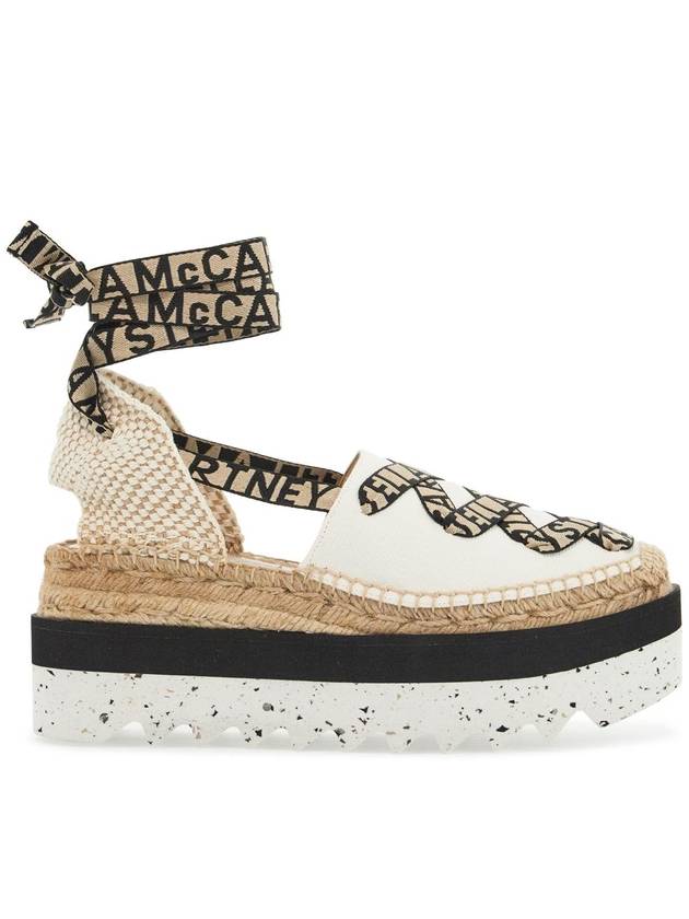 Gaia Platform Espadrilles White - STELLA MCCARTNEY - BALAAN 2