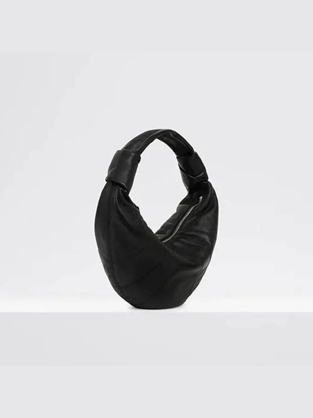 Mini Fortune Croissant Shoulder Bag Black - LEMAIRE - BALAAN 4