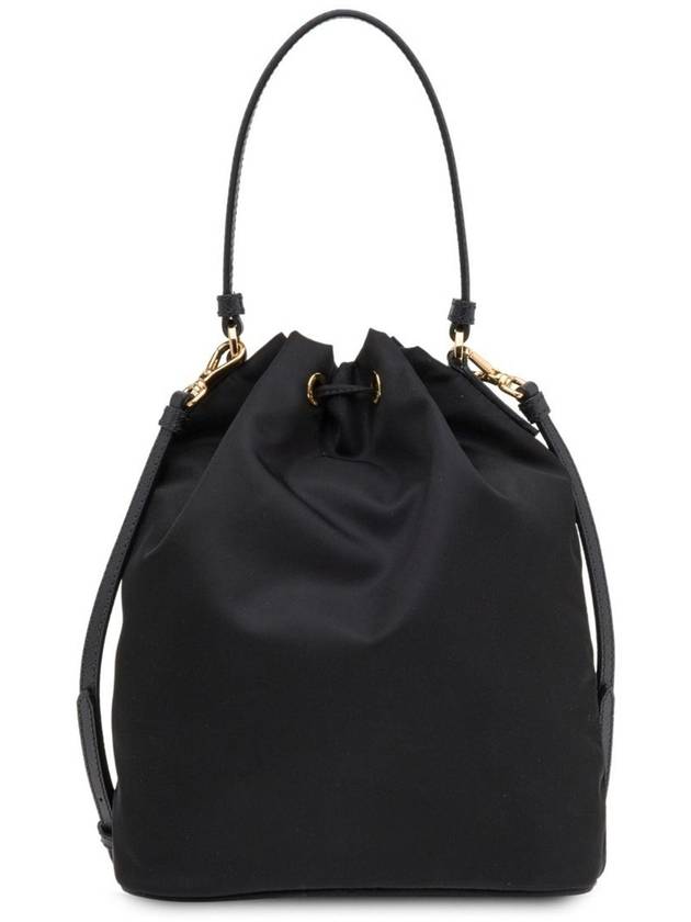 Duet Re-Nylon Bucket Bag Black Gold - PRADA - BALAAN 3