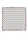 Skull Print Scarf White - ALEXANDER MCQUEEN - BALAAN 1