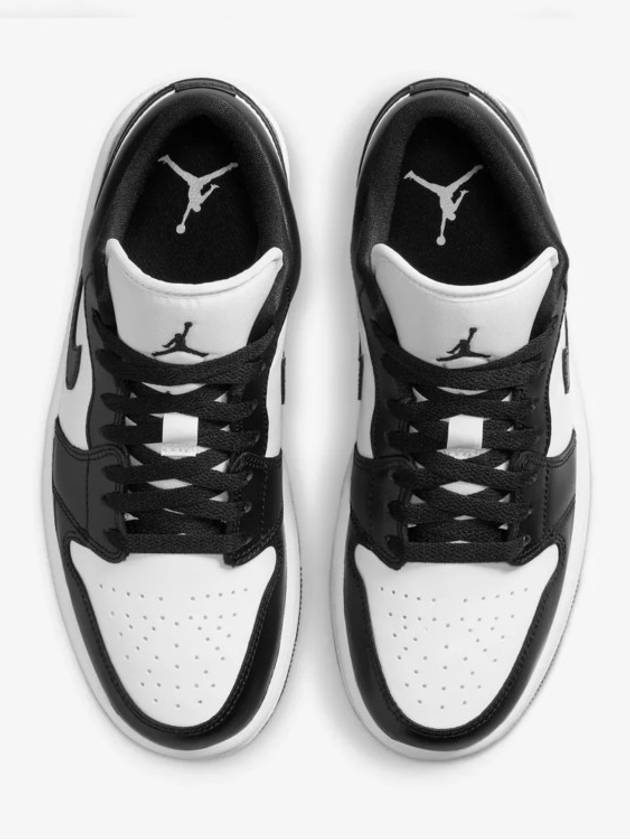 Air Jordan 1 Low Top Sneakers White Wolf Grey - JORDAN - BALAAN 5