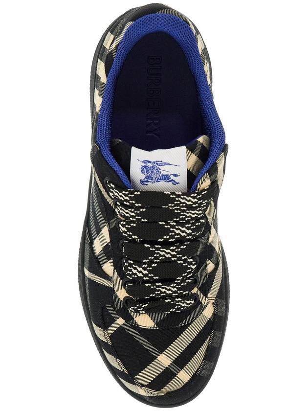 Check Terrace Low Top Sneakers Black - BURBERRY - BALAAN 3