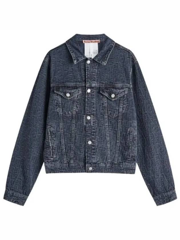 Rye Monogram Denim Jacket Blue - ACNE STUDIOS - BALAAN 2