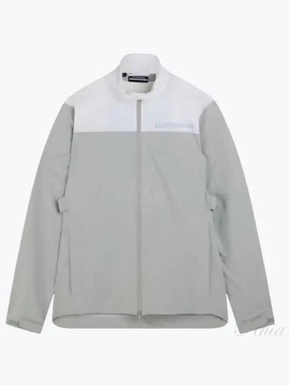 Bridge Back Logo Rain Jacket Grey - J.LINDEBERG - BALAAN 2