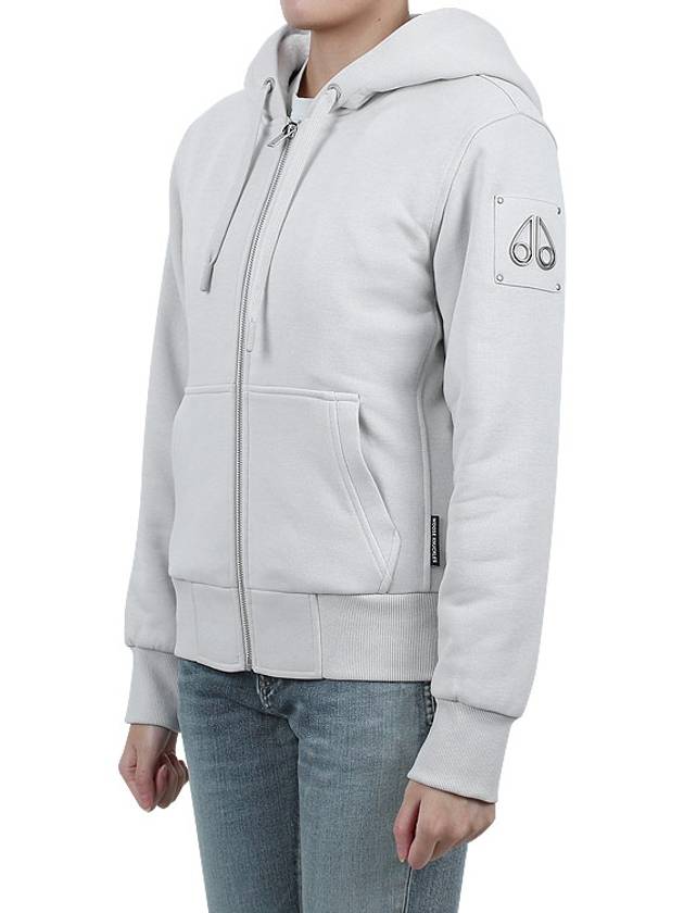 Classic Bunny 2 Zip Up Hoodie White Lining Willow Grey - MOOSE KNUCKLES - BALAAN 5