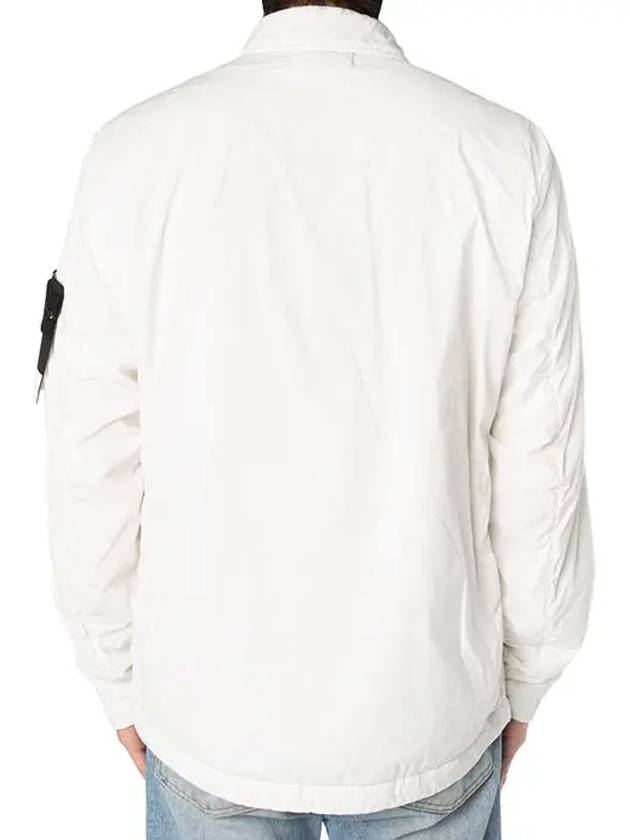 Skin Touch Nylon Garment Dyed Jacket White - STONE ISLAND - BALAAN 8