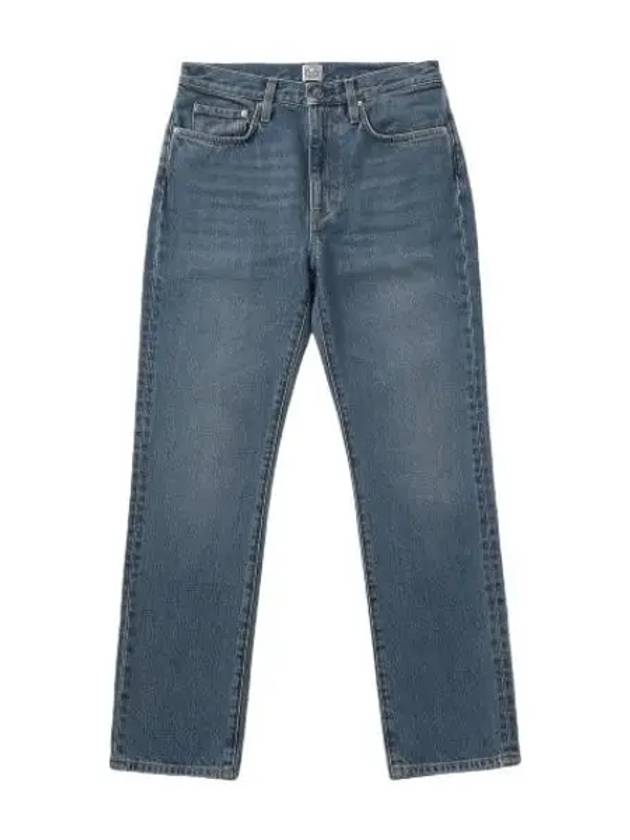 Regular fit denim pants vintage wash jeans - TOTEME - BALAAN 1