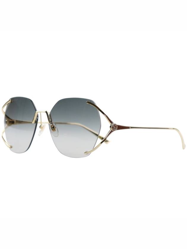 Eyewear Rimless Metal Sunglasses Grey - GUCCI - BALAAN 3