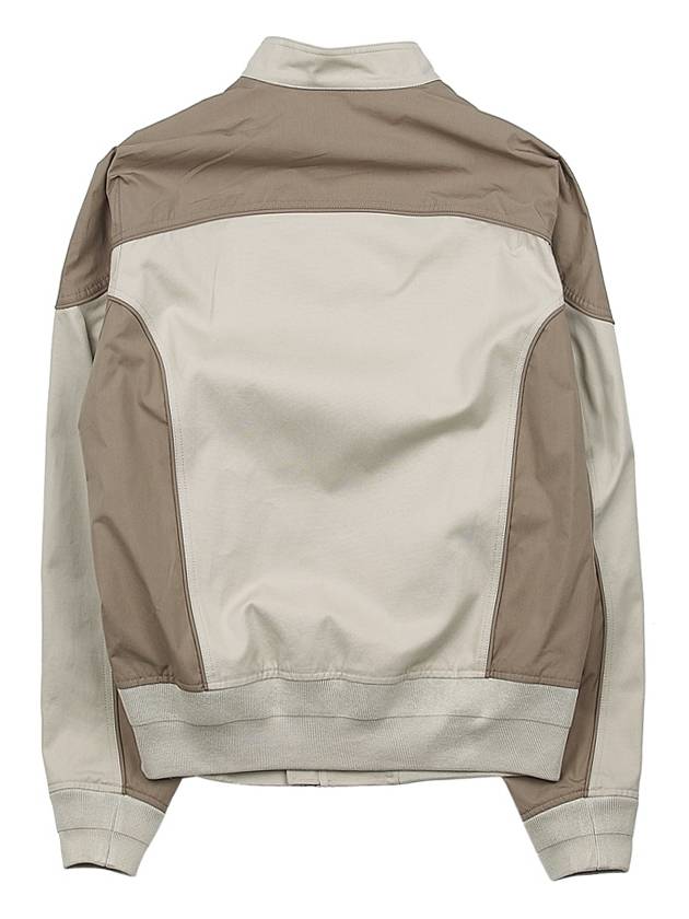 Cotton Canvas Bomber Jacket Beige - DIOR - BALAAN 3