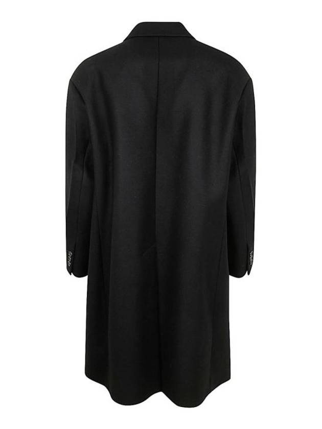 Wool Oversized Single Coat Black - MARNI - BALAAN 3