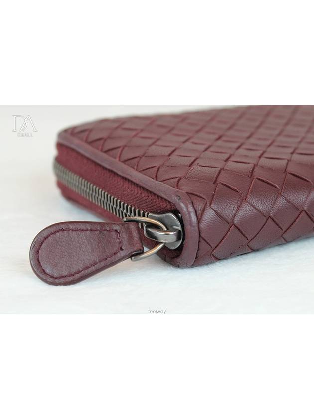 Used luxury daol Zipper long wallet red condition A - BOTTEGA VENETA - BALAAN 7