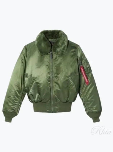 B 15 Flight Jacket MJB23010C1 Sage Aviation Jumper - ALPHA INDUSTRIES - BALAAN 1