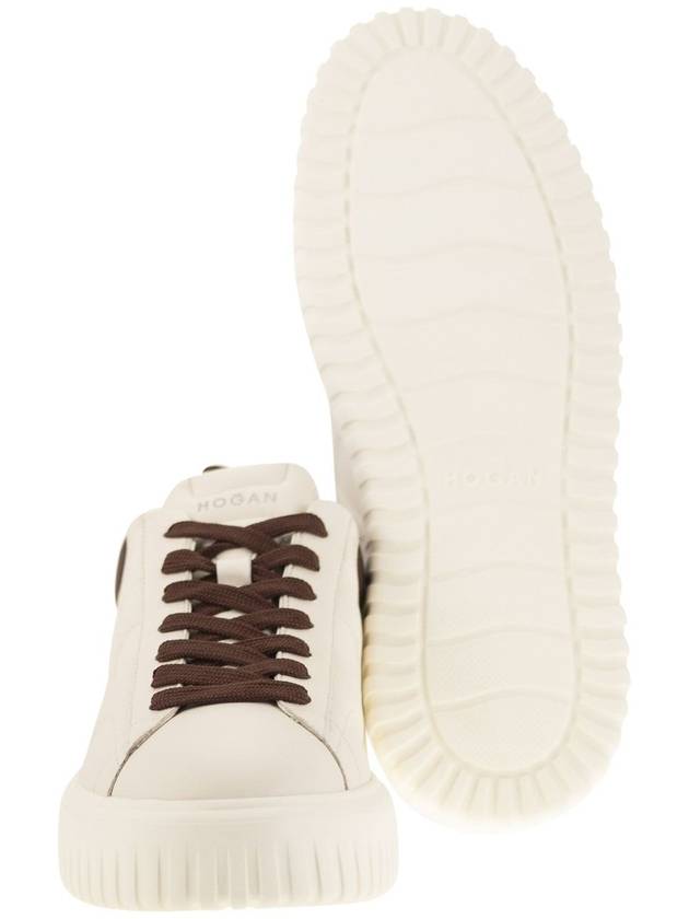 Sneakers H-Stripes in pelle - HOGAN - BALAAN 5