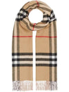 Reversible Check Cashmere Muffler Beige - BURBERRY - BALAAN 1