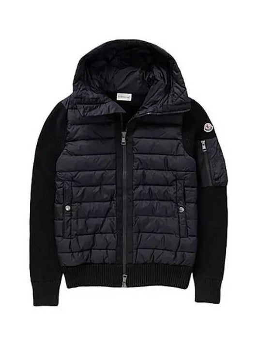 Knit mix men s padded jacket 9B50800 A9340 999 1053136 - MONCLER - BALAAN 1