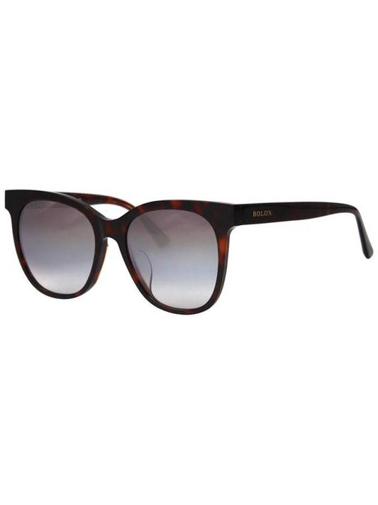 BOL3009 A20 square oversized horn rimmed mirror lens luxury sunglasses - BOLON - BALAAN 1