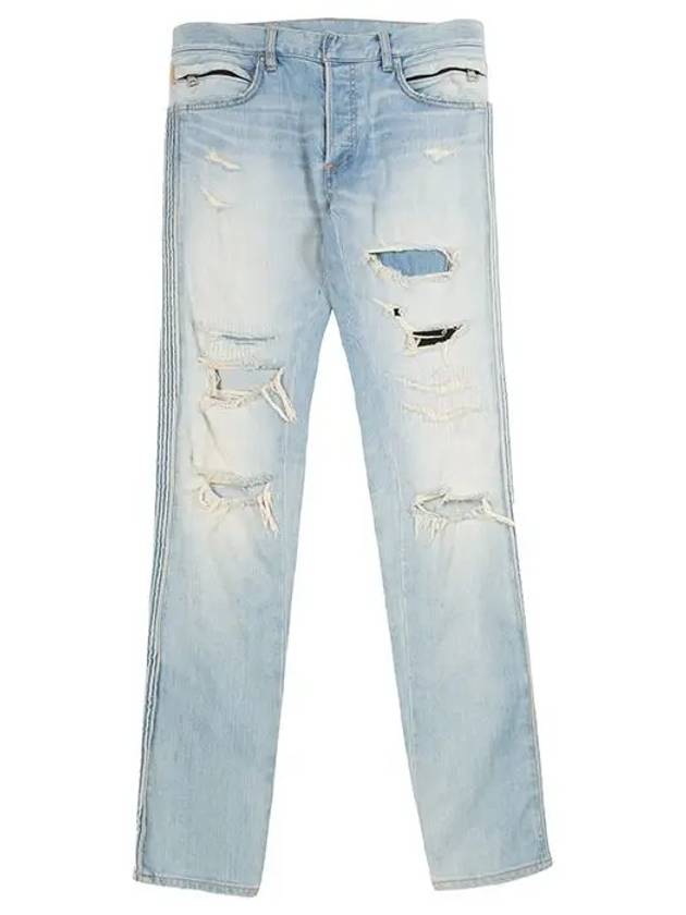 Destroyed Ice Biker Jeans S6HT596D431D - BALMAIN - BALAAN 6