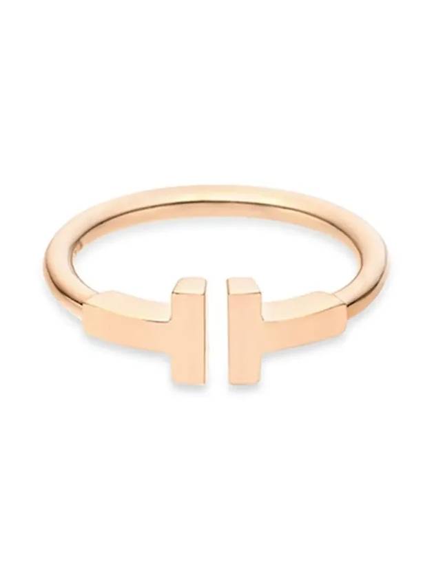 T Wire 18K Ring Rose Gold - TIFFANY & CO. - BALAAN 4