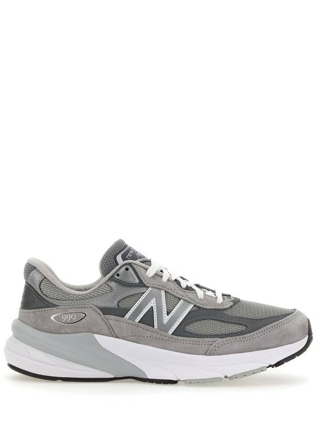 990V6 Castlerock Low-Top Sneakers Grey - NEW BALANCE - BALAAN 3