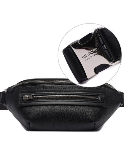 Logo Stamp Belt Bag Black - TOM FORD - BALAAN 2