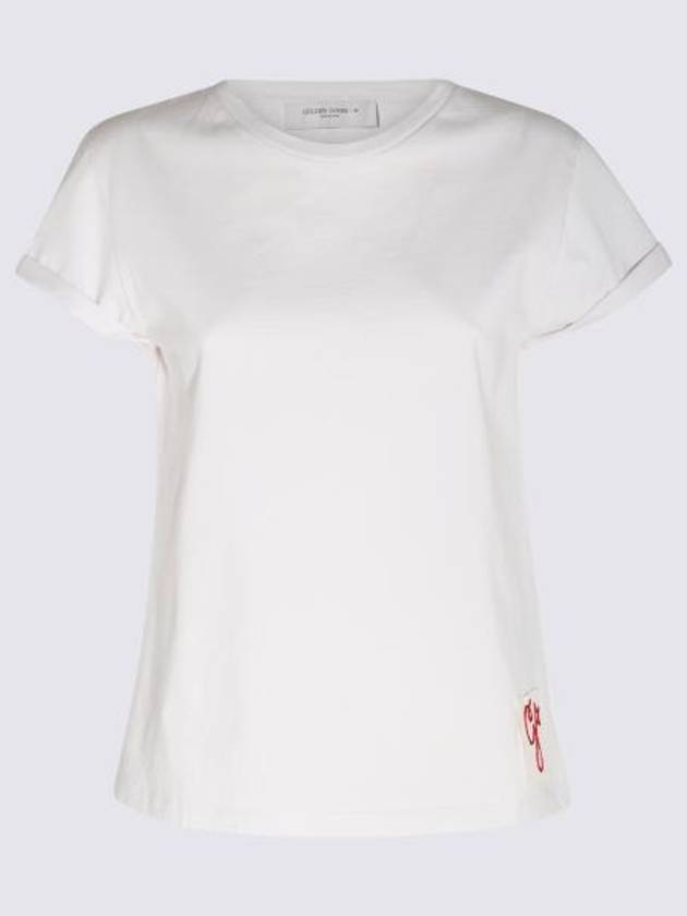 Women's Distress Treatment Short Sleeve T-Shirt White - GOLDEN GOOSE - BALAAN 2