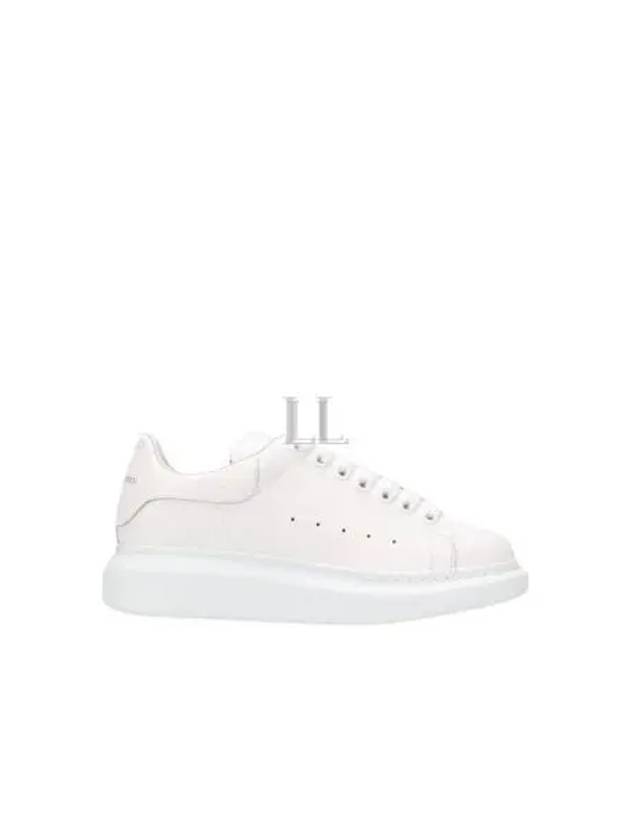 Oversized Leather Low Top Sneakers White - ALEXANDER MCQUEEN - BALAAN 2