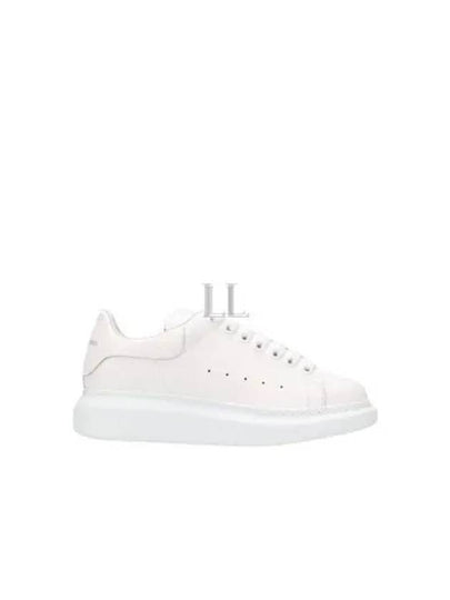 Oversized Leather Low Top Sneakers White - ALEXANDER MCQUEEN - BALAAN 2