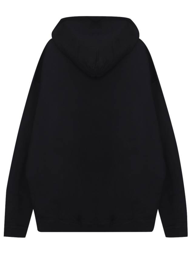 Riverse Embroidered Logo Hoodie Black - MAISON MARGIELA - BALAAN 3