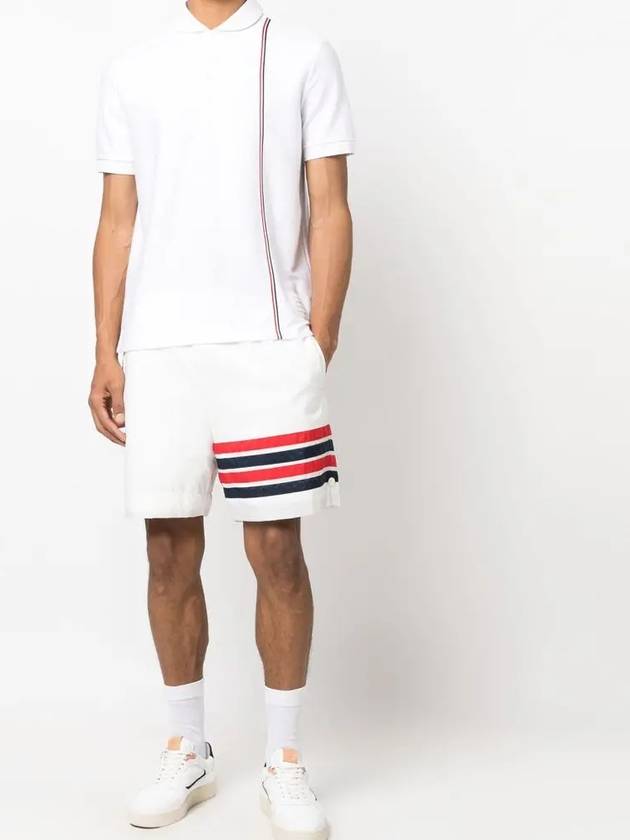 Thom Browne Striped Polo Short Sleeve T Shirt MJP196A - TOM FORD - BALAAN 4