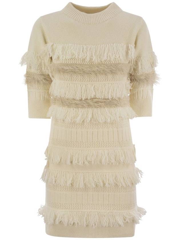 Wool and cashmere blend dress - VANISE - BALAAN 1