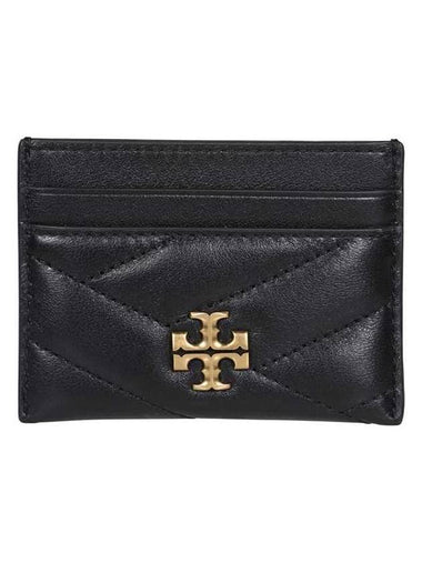 Kira Chevron Logo Card Wallet Black - TORY BURCH - BALAAN 1