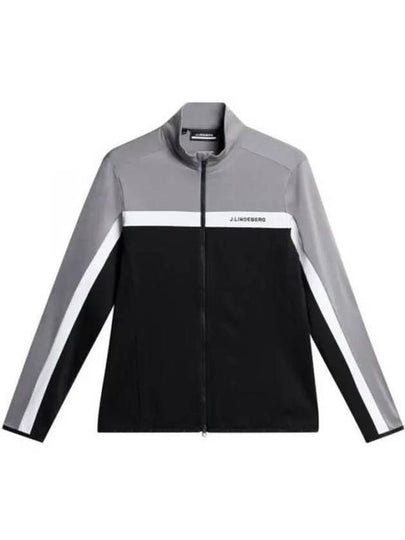 Jarvis Mid Layer Zip-Up Jacket Black - J.LINDEBERG - BALAAN 2