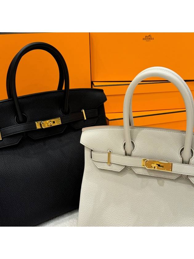 Birkin Bag Birkin Bag Togo Skin Beton Color 30 - HERMES - BALAAN 9