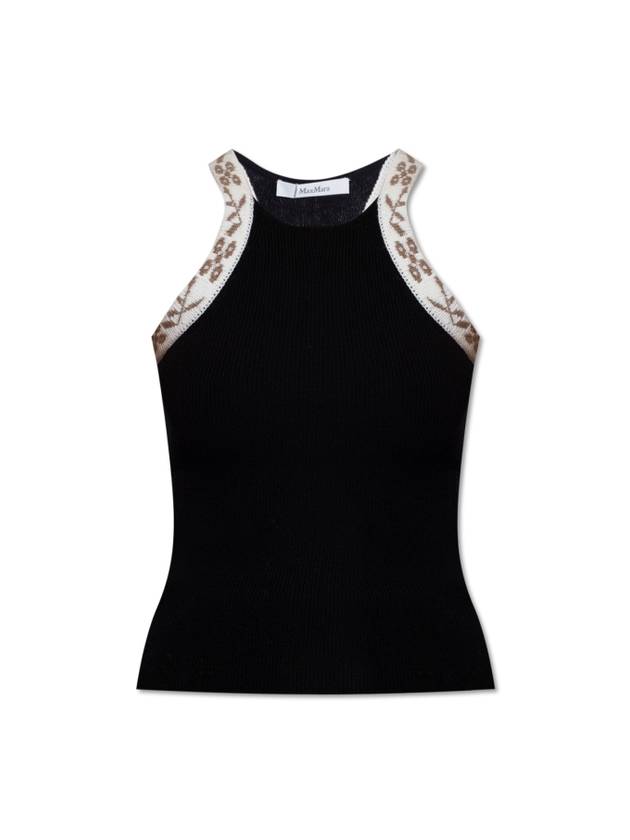 Pleiadi Wool Sleeveless Black - MAX MARA - BALAAN 1