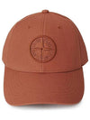 6 Panel Ball Cap Rust - STONE ISLAND - BALAAN 3