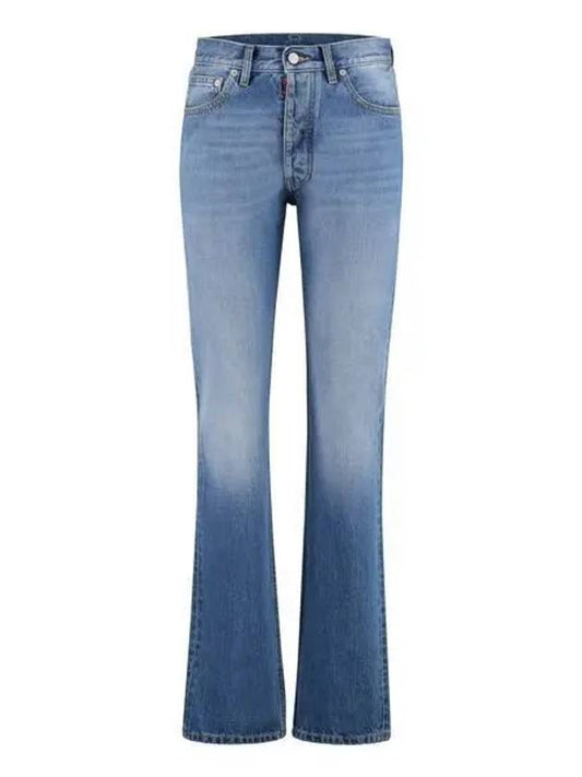 Back Stitch 5 Pocket Straight Jeans Medium Wash - MAISON MARGIELA - BALAAN 2