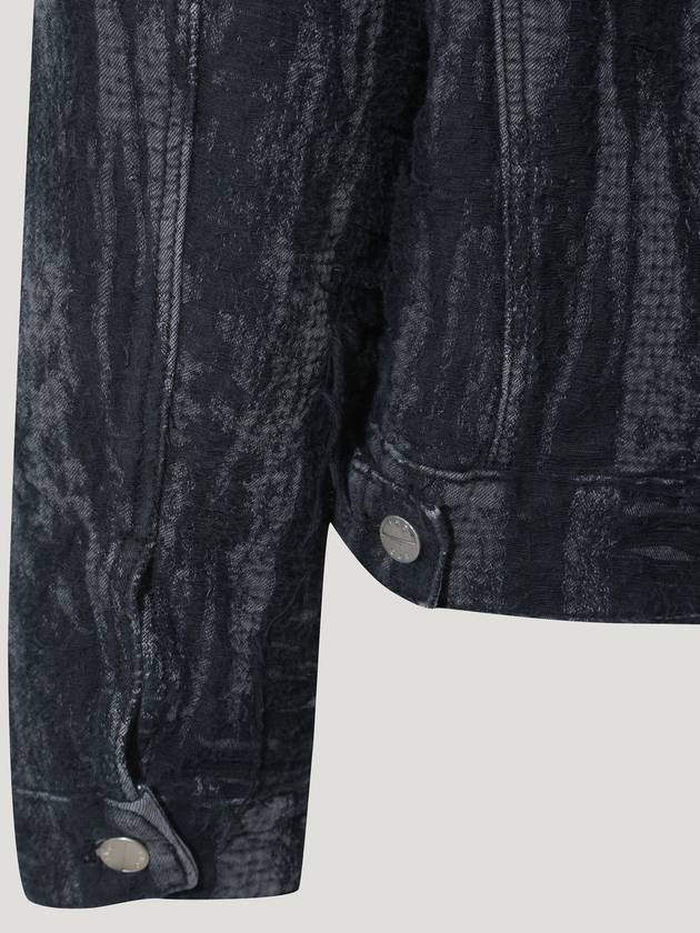 Distressed jacquard denim jacket - IRO - BALAAN 5