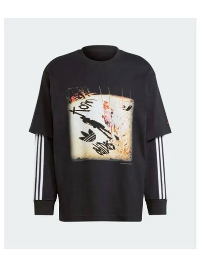 Photo Print Long Sleeve T-Shirt Black - ADIDAS - BALAAN 2