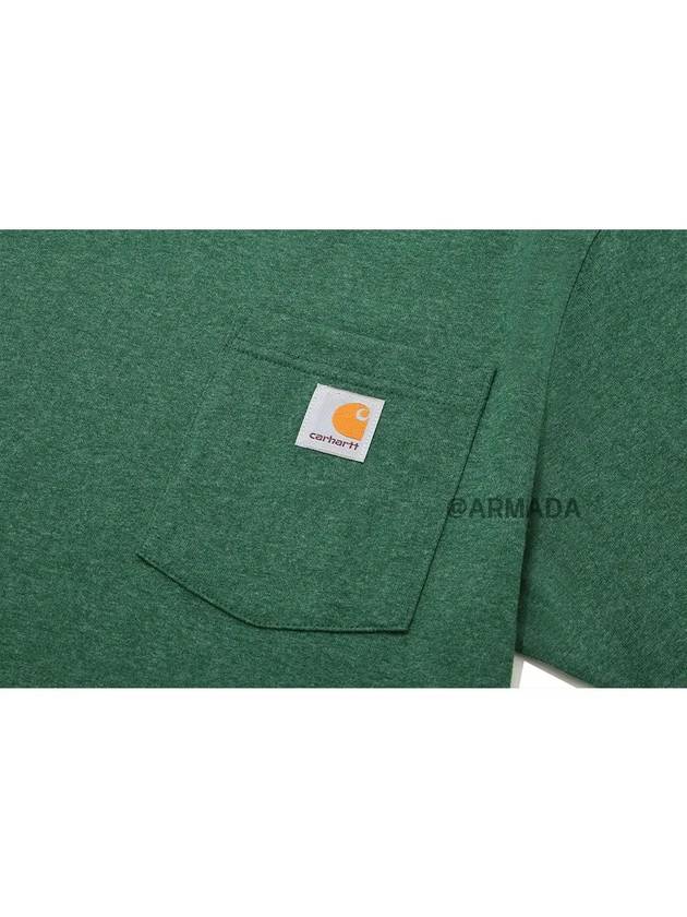 K87 Workwear Pocket Short Sleeve T Shirt Northwood Heather - CARHARTT - BALAAN 4