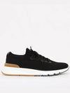 Knit Running Sneakers Black - BRUNELLO CUCINELLI - BALAAN 4