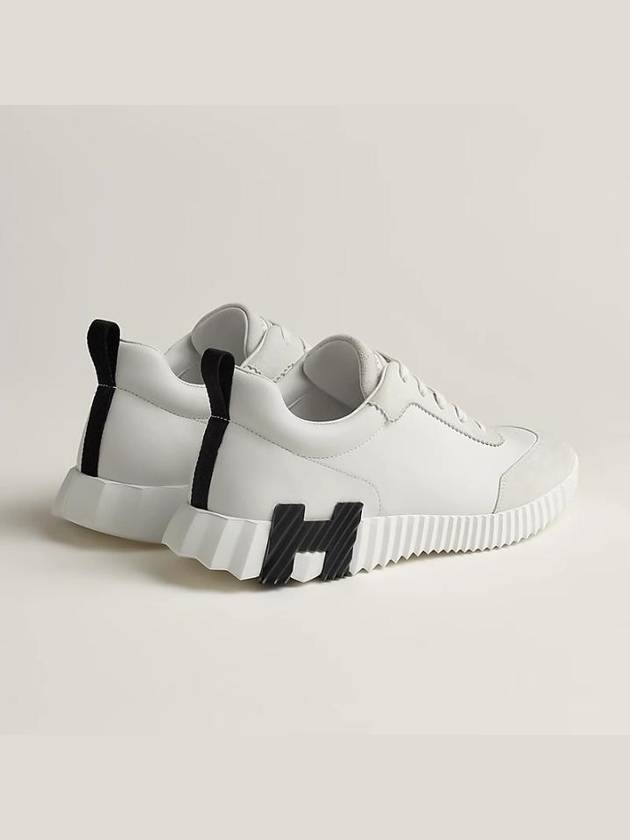 Bouncing Low Top Sneakers White - HERMES - BALAAN 4